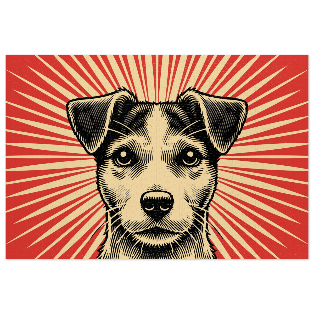 Jack Russell Terrier Jigsaw Puzzle — 29.25" × 19.75" (1000 pcs)