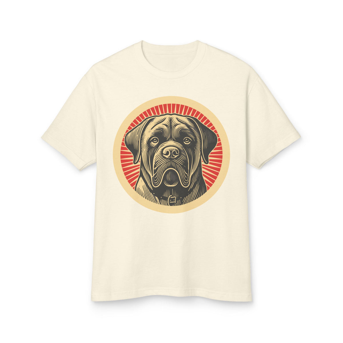 Mastiff Heavyweight Tee — Faded Cream