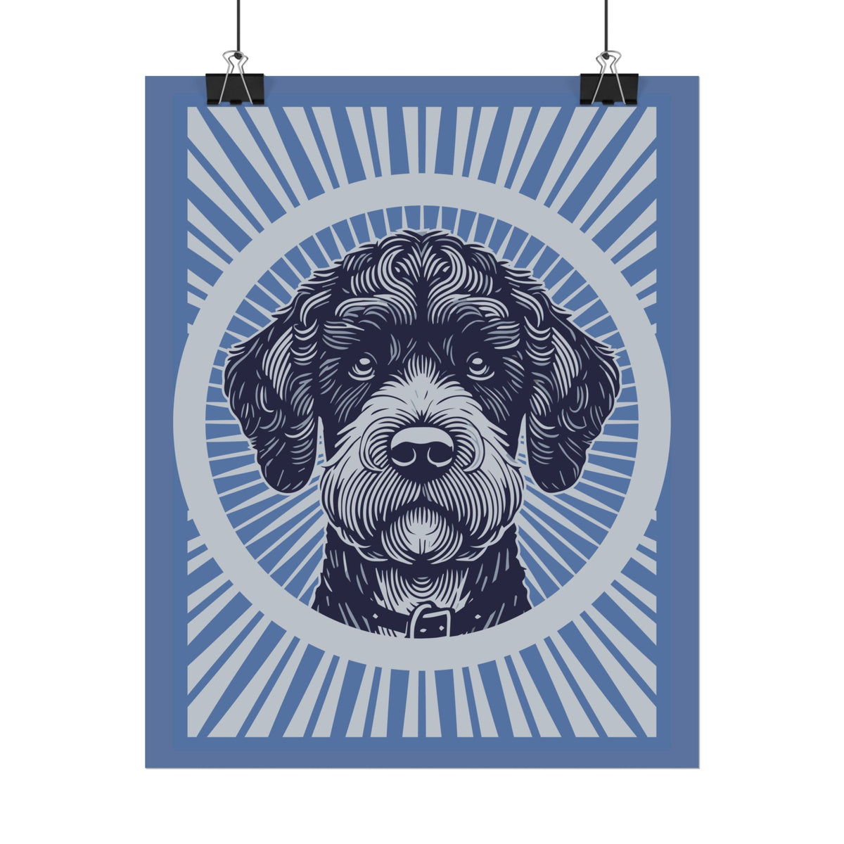 Boxerdoodle Art Print — view 2