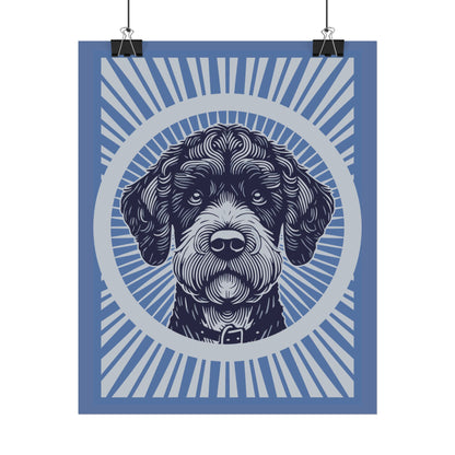 Boxerdoodle Art Print
