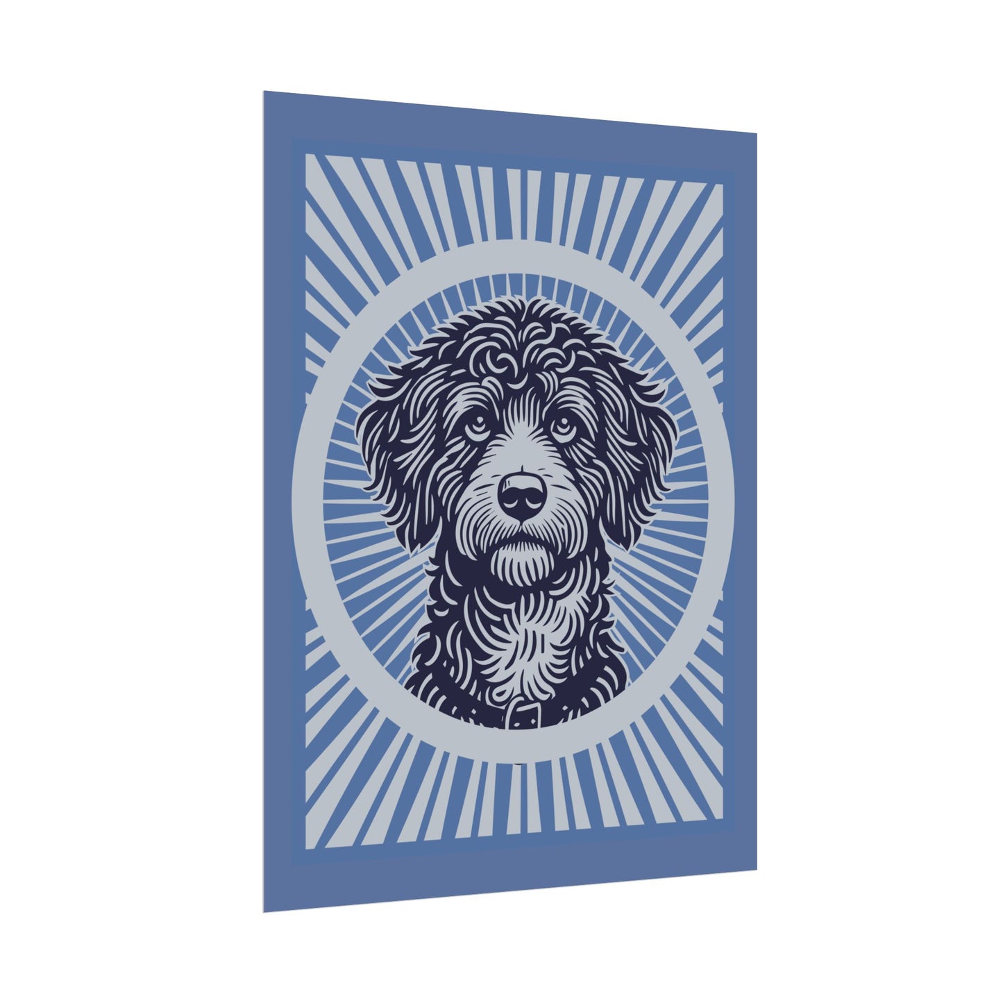 Bordoodle Art Print