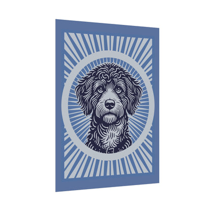 Bordoodle Art Print