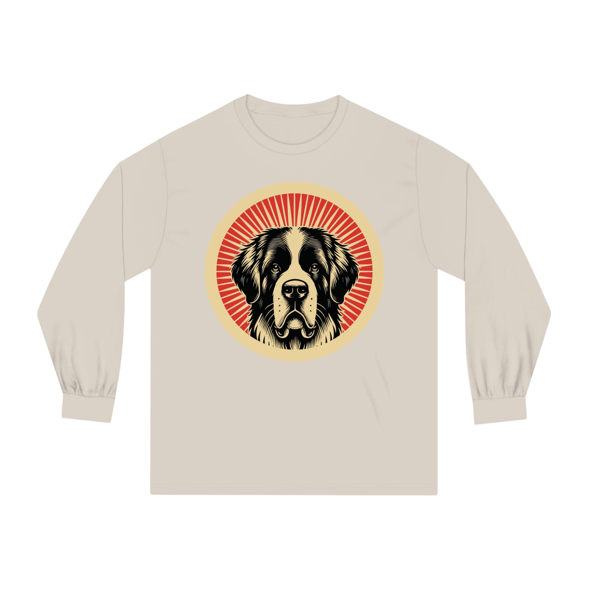 Saint Bernard Long Sleeve Tee — Sand