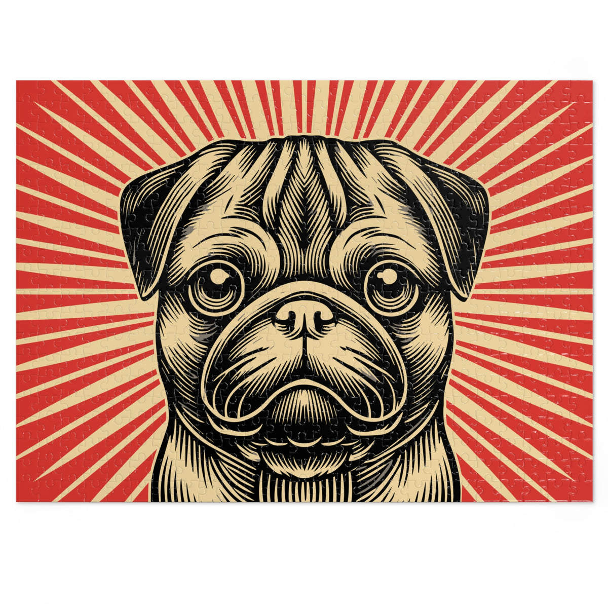 Pug Jigsaw Puzzle — 20.5" × 15" (500 pcs)