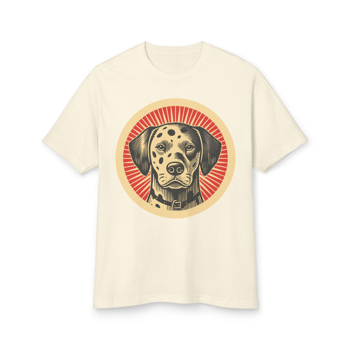 Dalmatian Heavyweight Tee — Faded Cream