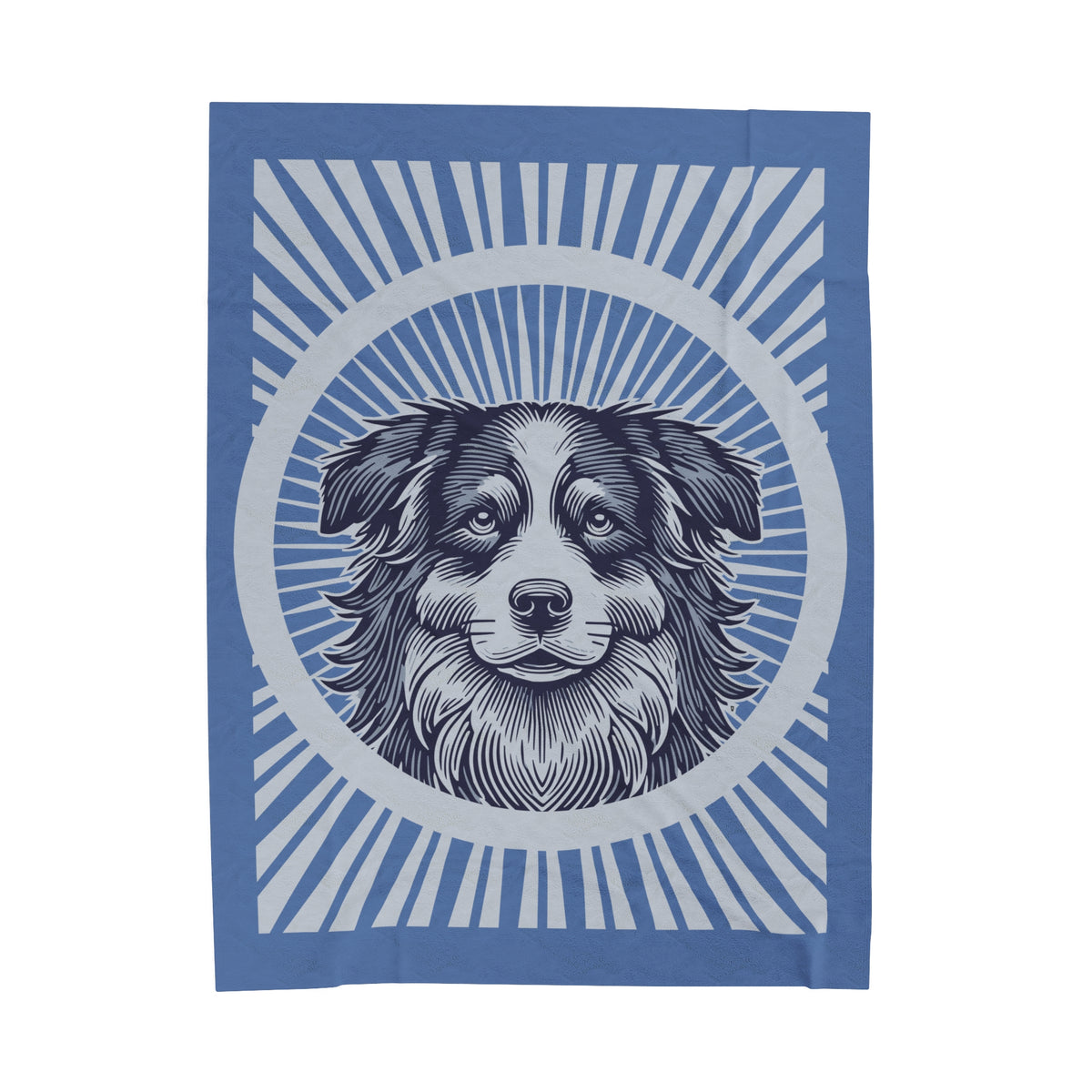 Border Collie Blanket — 60" × 80"