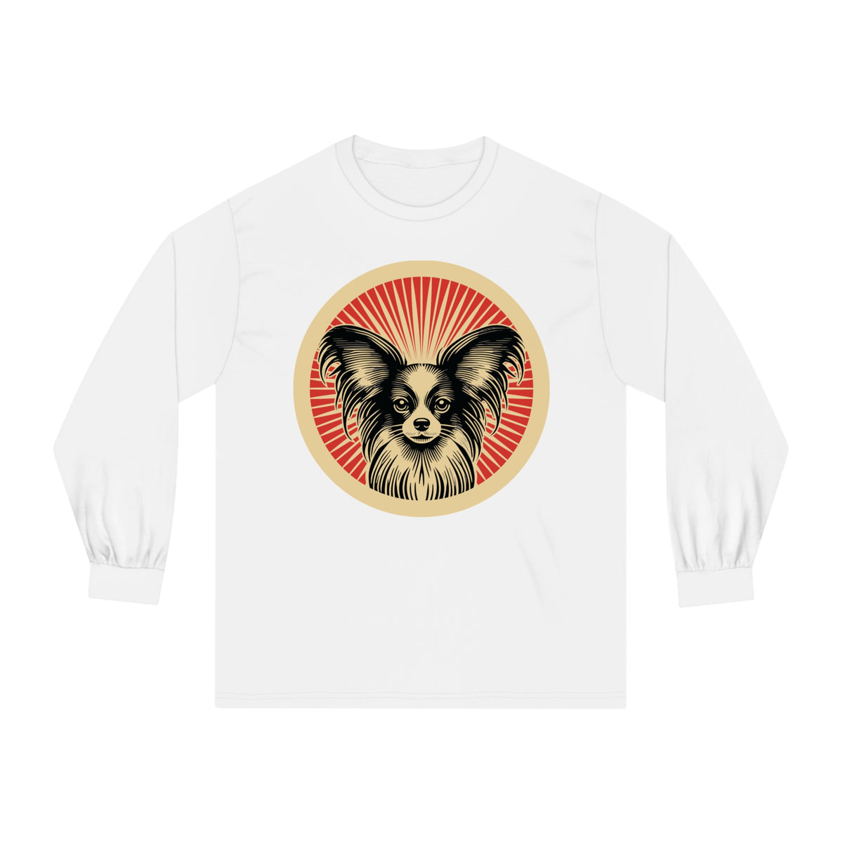 Papillon Long Sleeve Tee — White