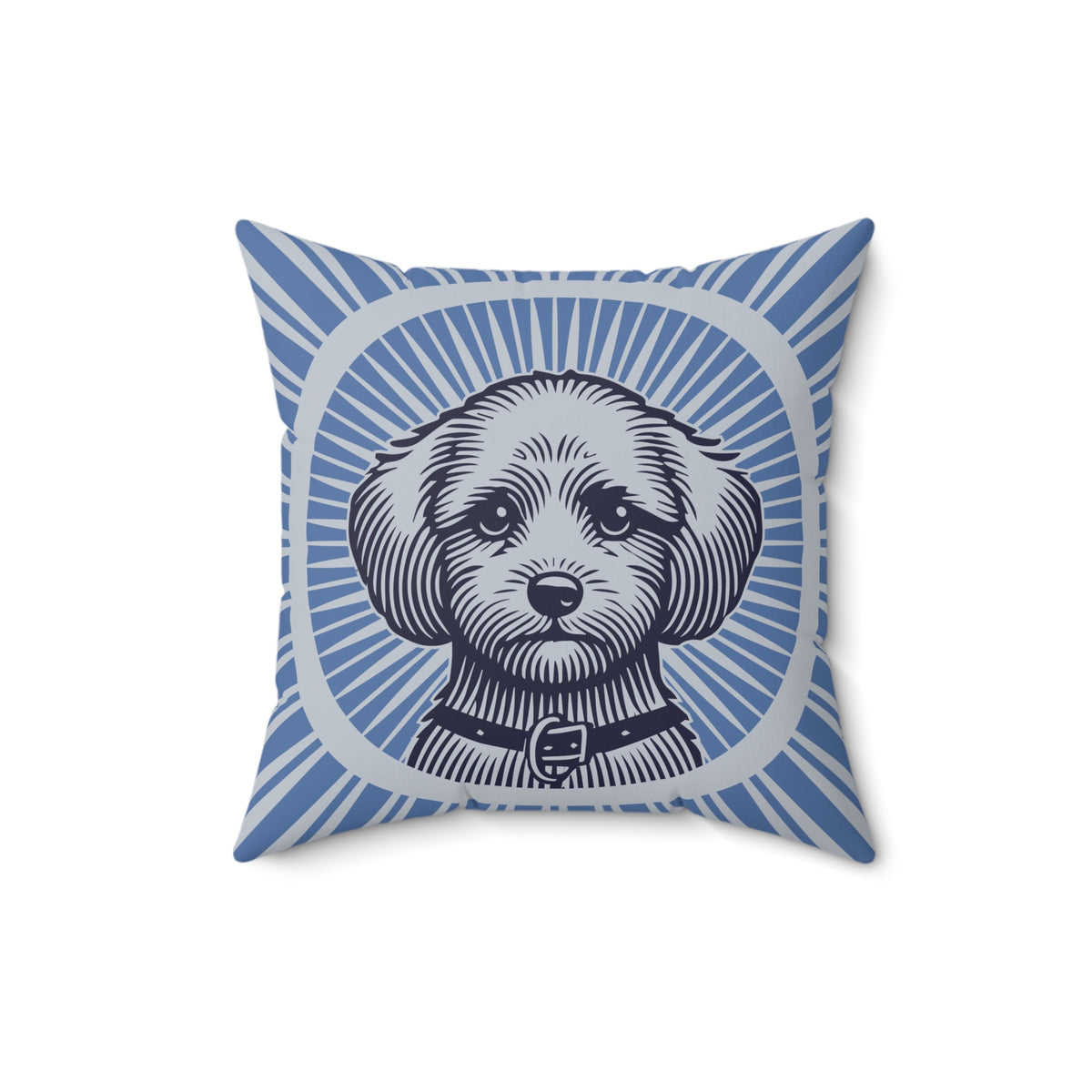Maltipoo Pillow — 16" × 16"