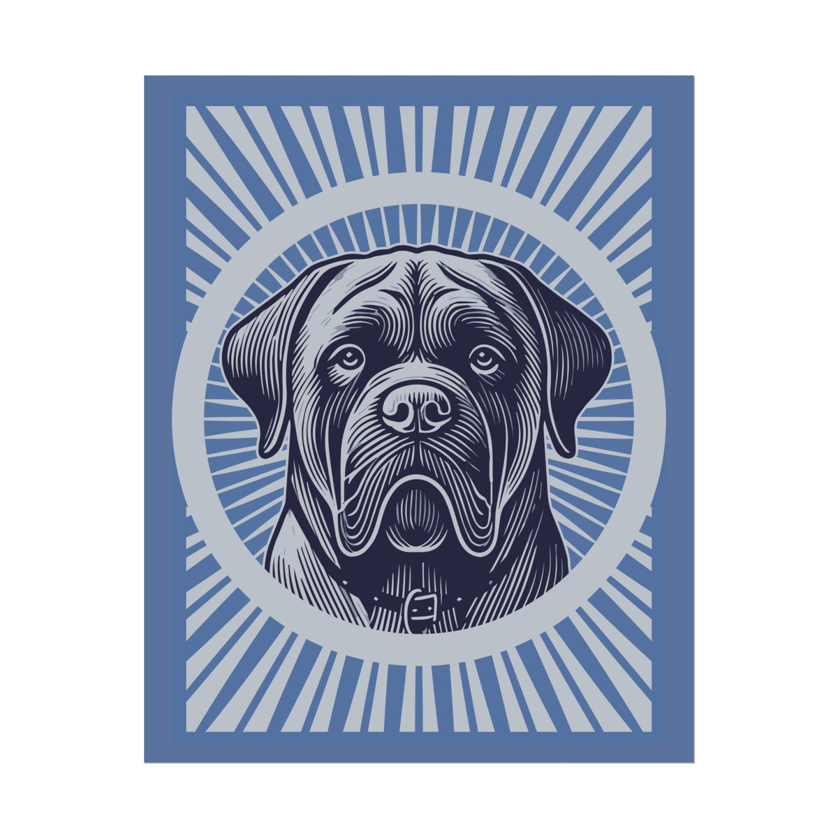 Mastiff Art Print — 16" x 20" (Vertical)