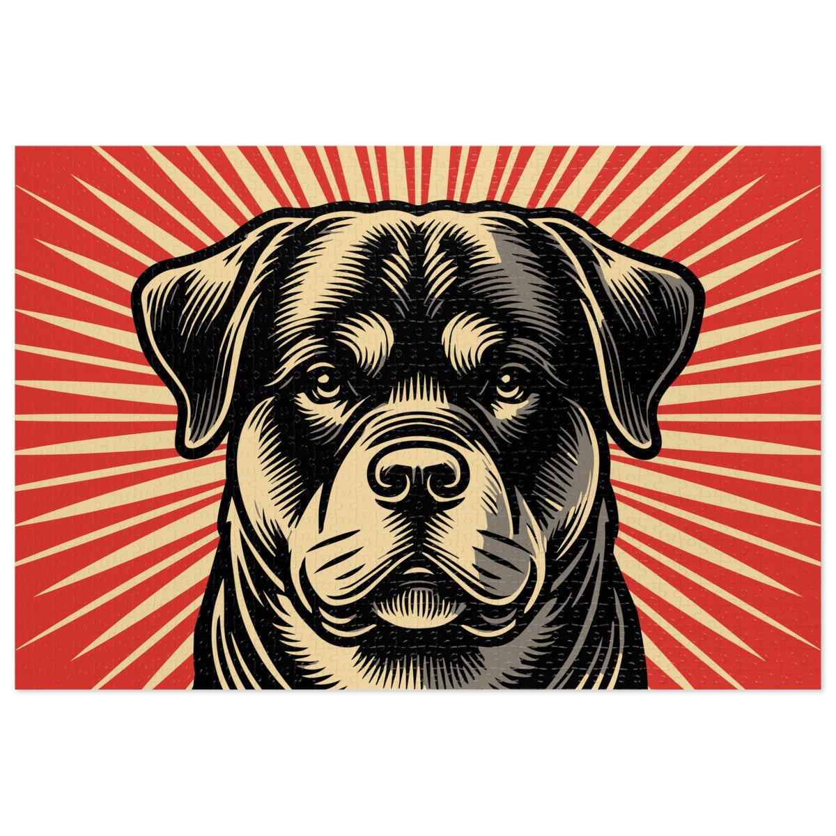 Rottweiler Jigsaw Puzzle — 29.25" × 19.75" (1000 pcs)