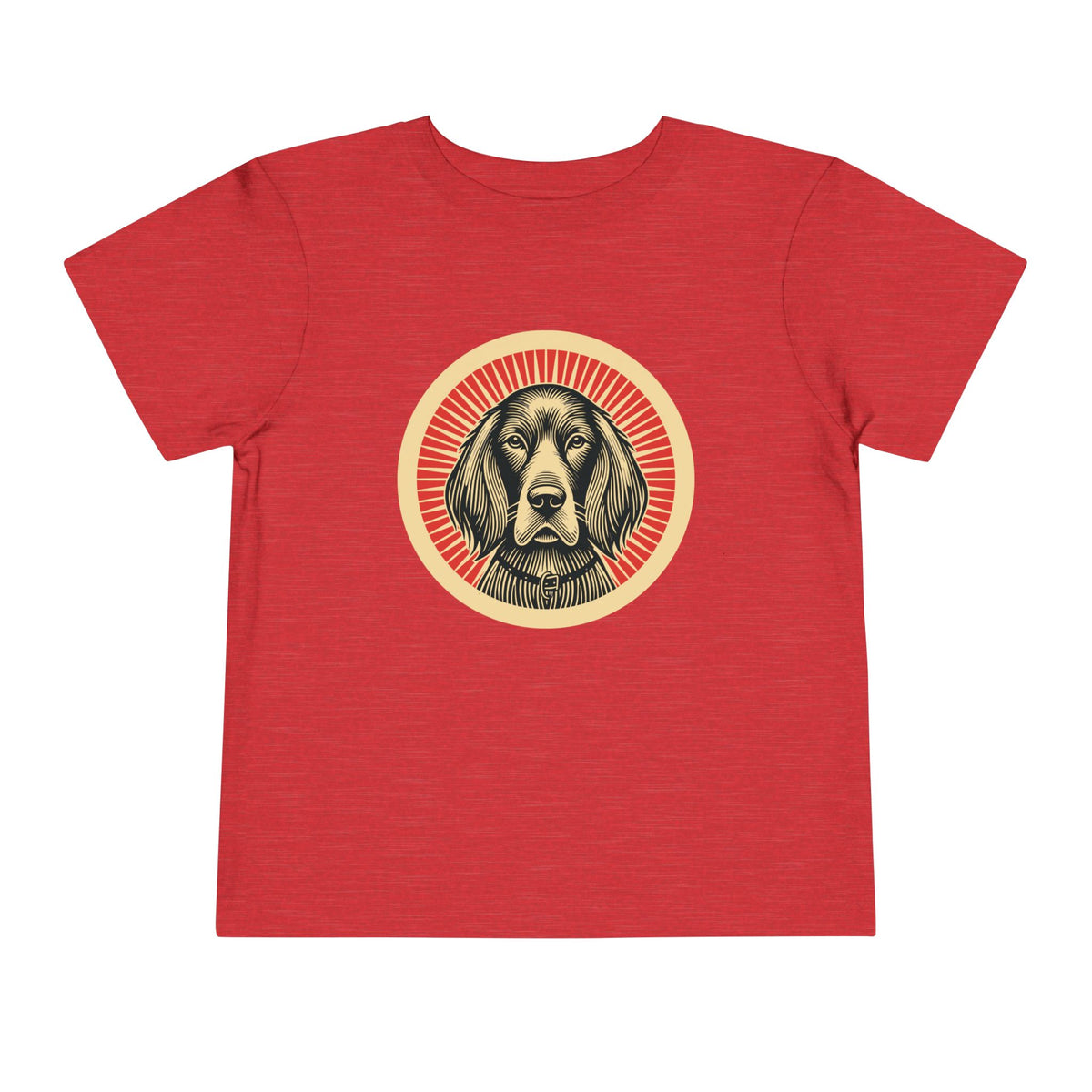 Irish Setter Toddler Tee — Heather Red