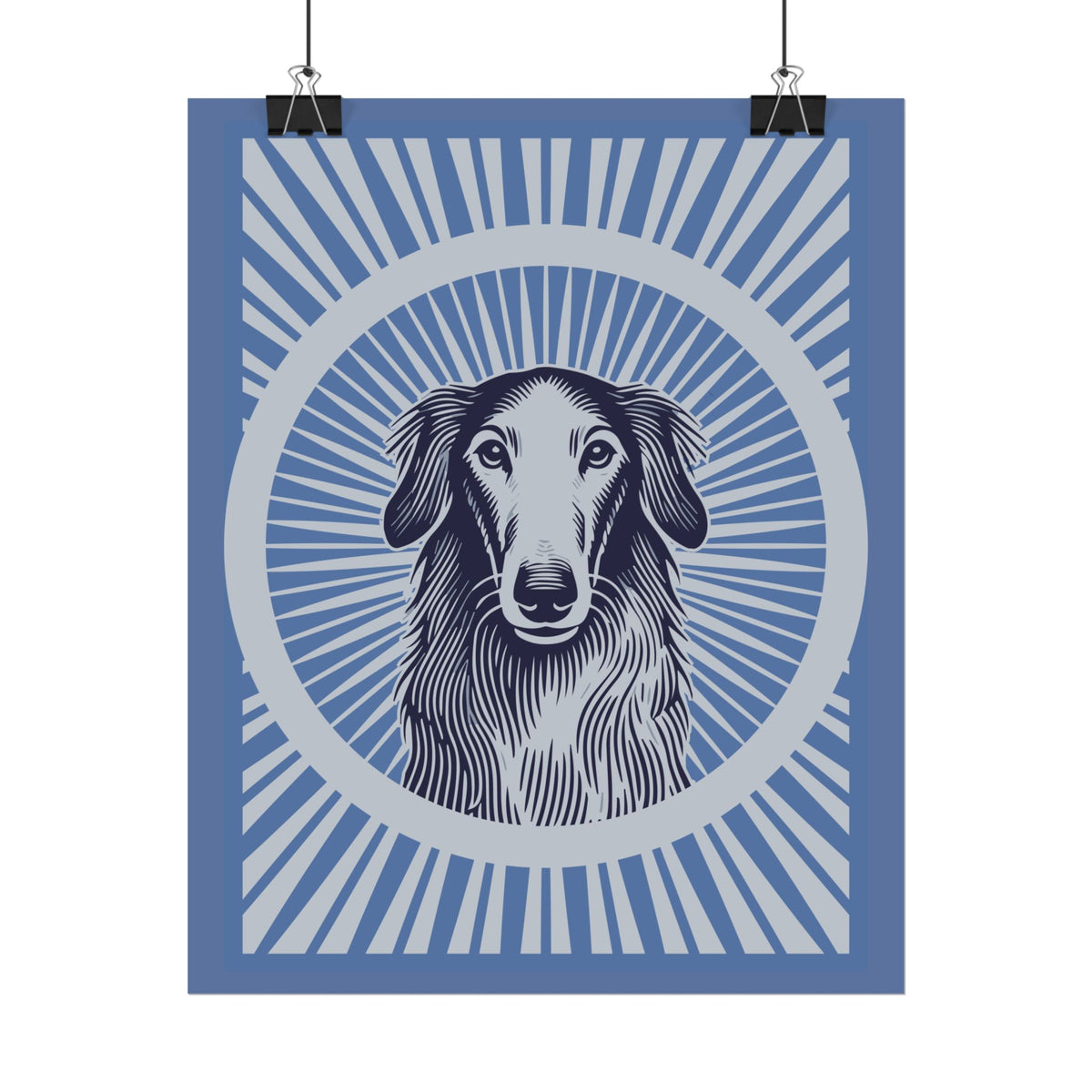 Borzoi Art Print — view 2
