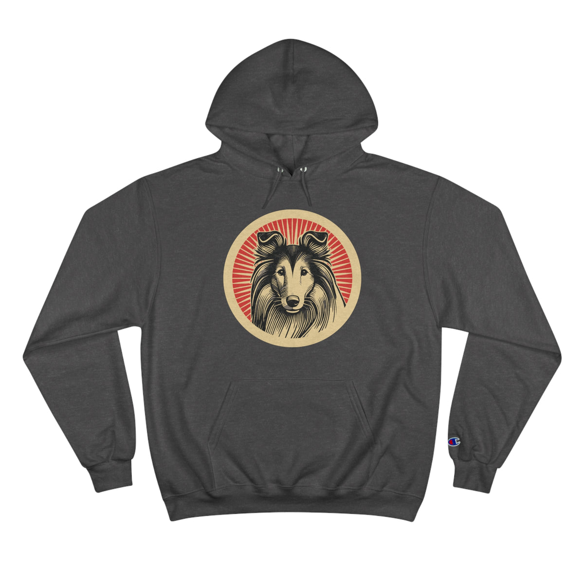 Collie Champion Hoodie — Charcoal Heather
