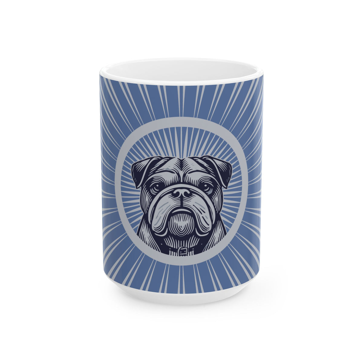 Bulldog Ceramic Mug — 15oz