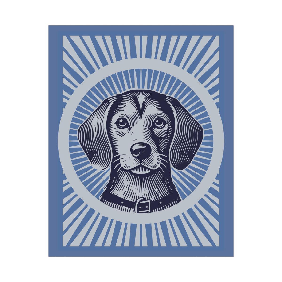 Beaglier Art Print — 16" x 20" (Vertical)