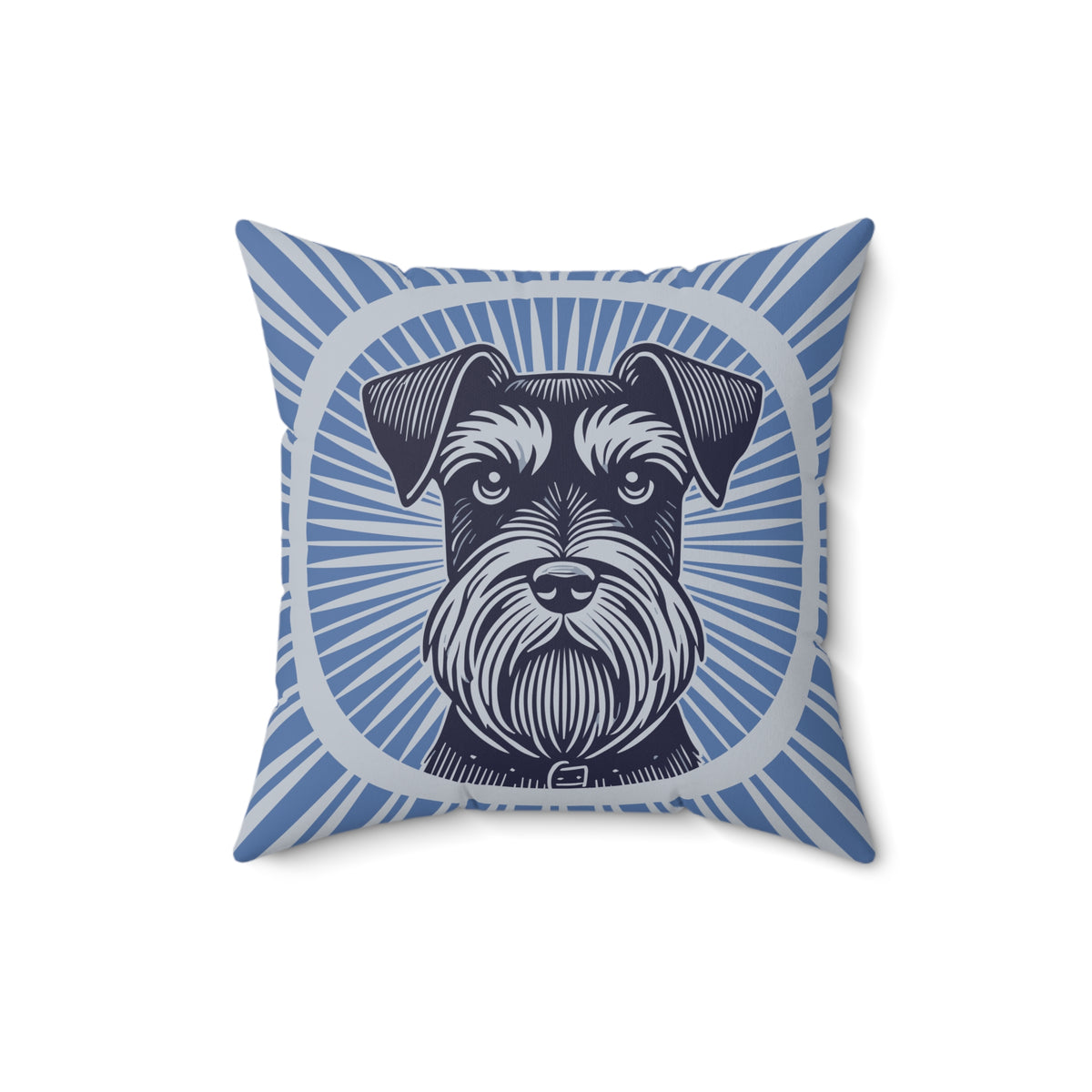 Miniature Schnauzer Pillow — 16" × 16"