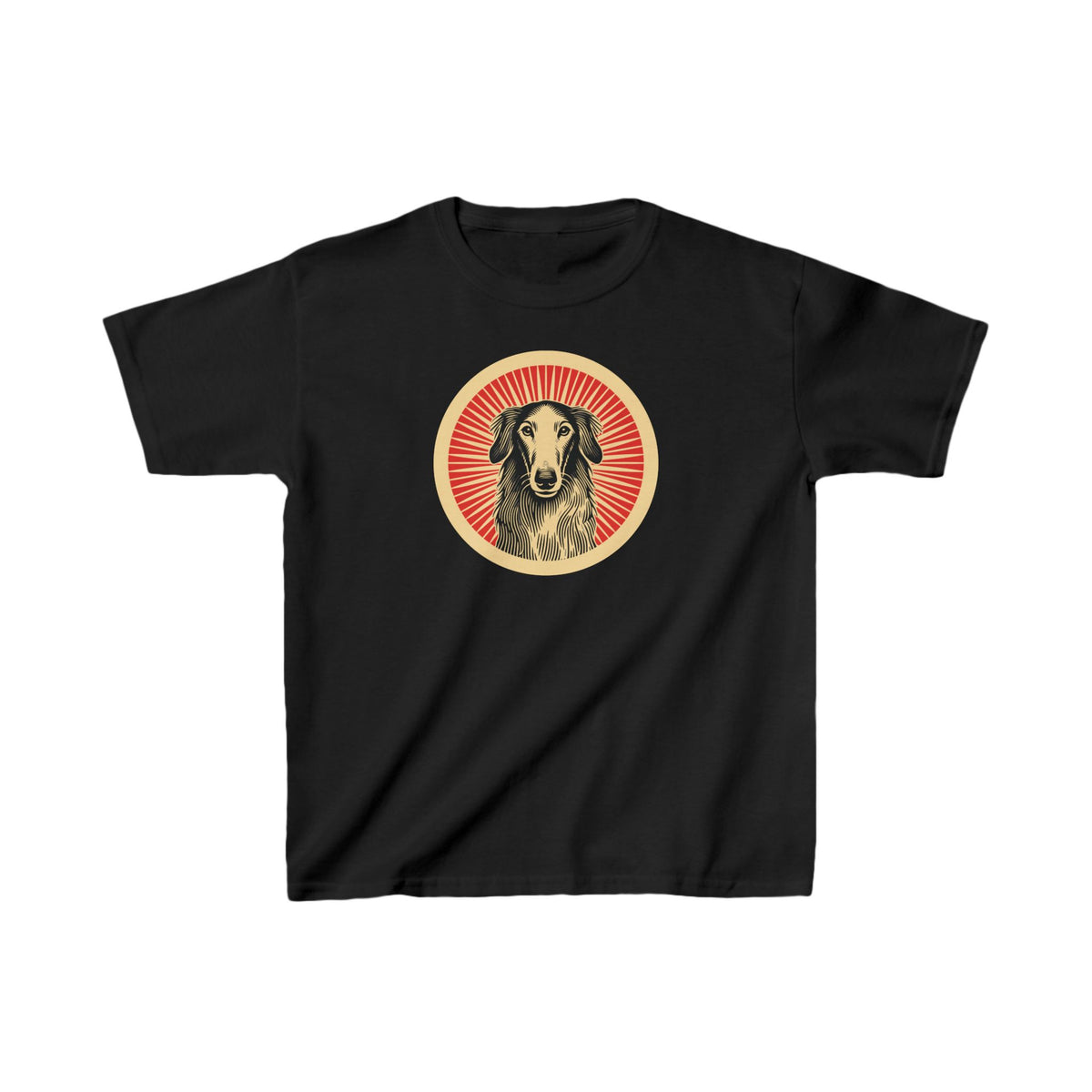 Borzoi Kids Tee — Black