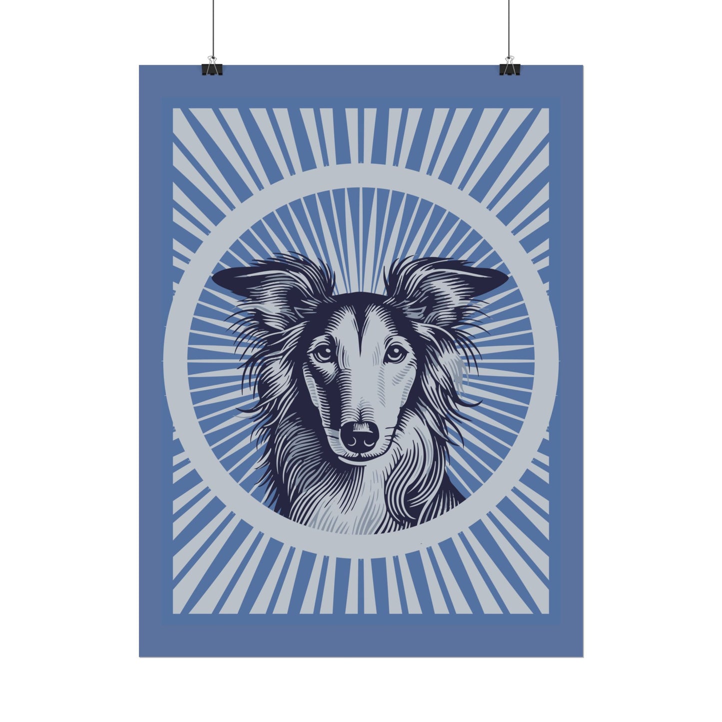 Silken Windhound Art Print