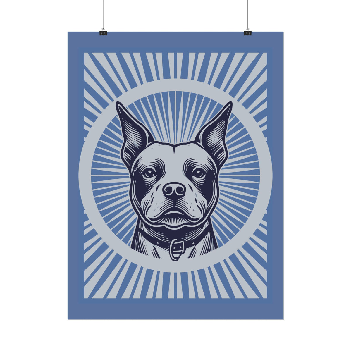 Staffordshire Bull Terrier Art Print — view 11