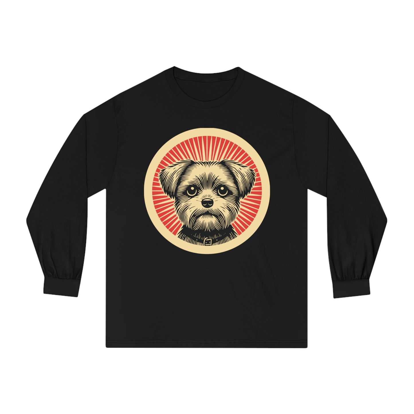 Shorkie Long Sleeve Tee for Adults