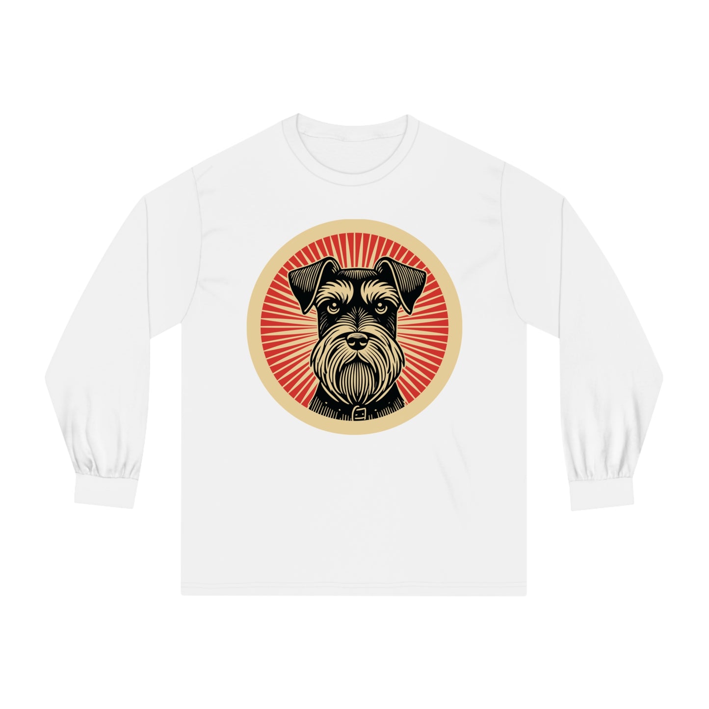 Miniature Schnauzer Long Sleeve Tee for Adults