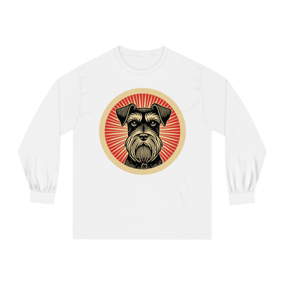 Miniature Schnauzer Long Sleeve Tee for Adults