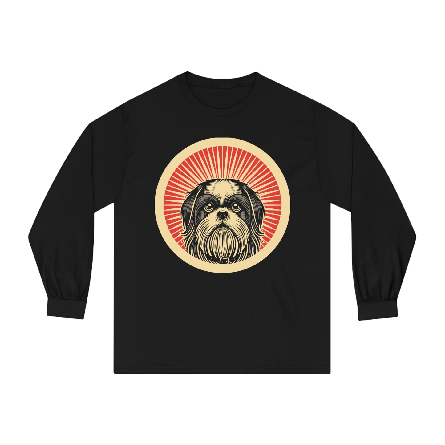 Shih Tzu Long Sleeve Tee for Adults
