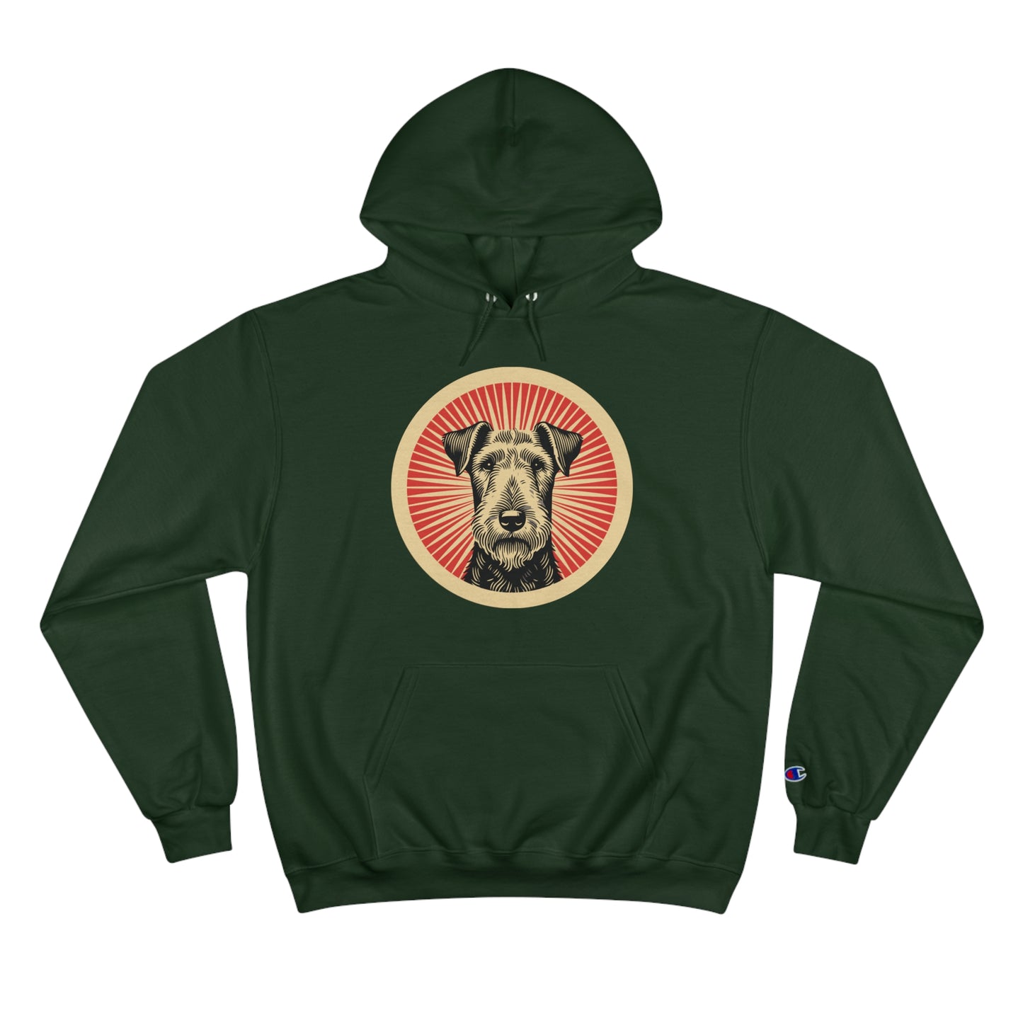 Airedale Terrier Hoodie for Adults