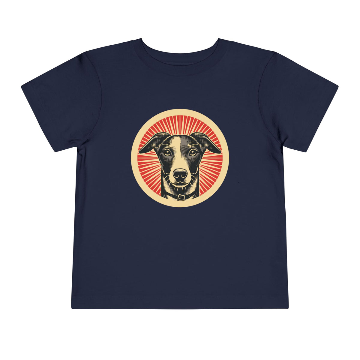 Whippet Toddler Tee — Navy