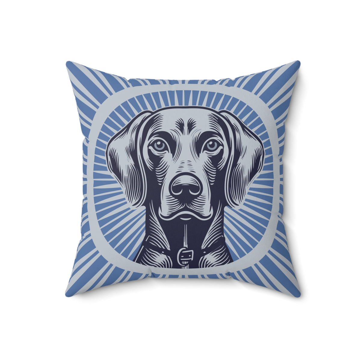 Weimaraner Pillow — 18" × 18"