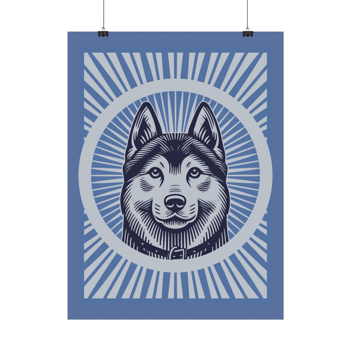 Norwegian Elkhound Art Print — view 8