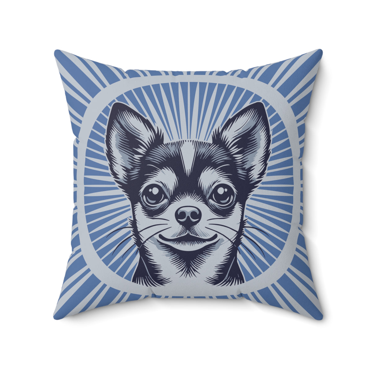 Chihuahua Pillow — 20" × 20"