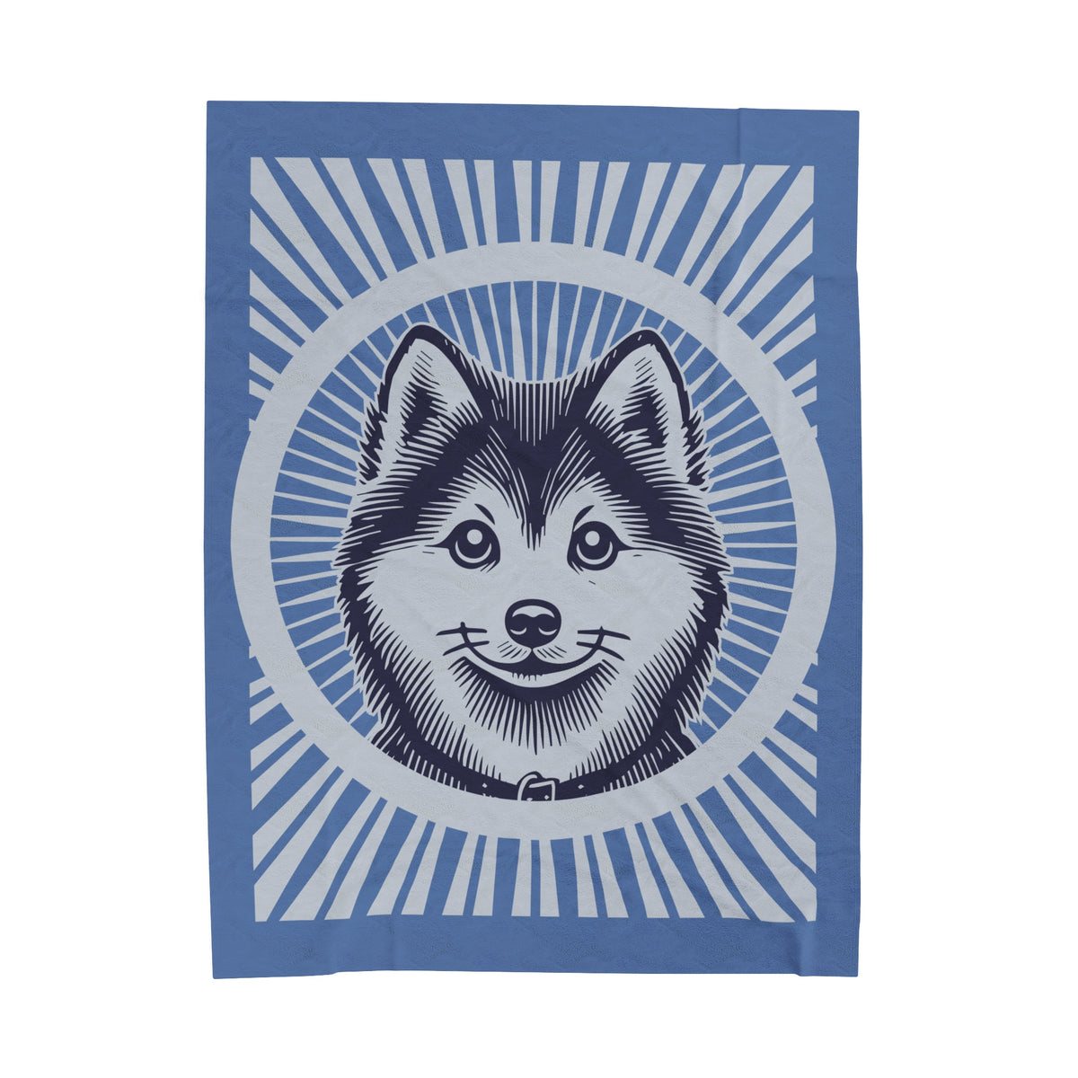 Pomsky Blanket — 60" × 80"