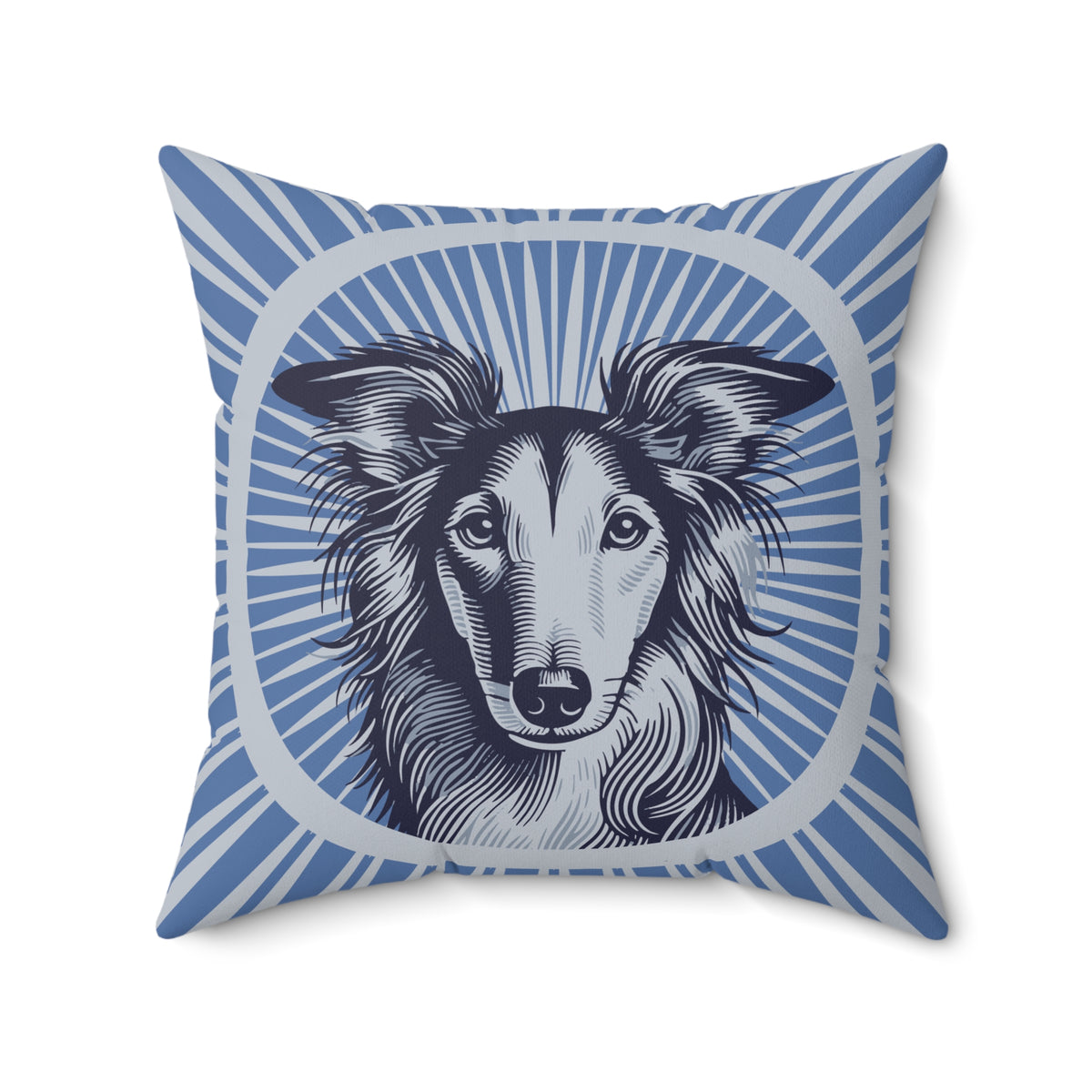 Silken Windhound Pillow — 20" × 20"