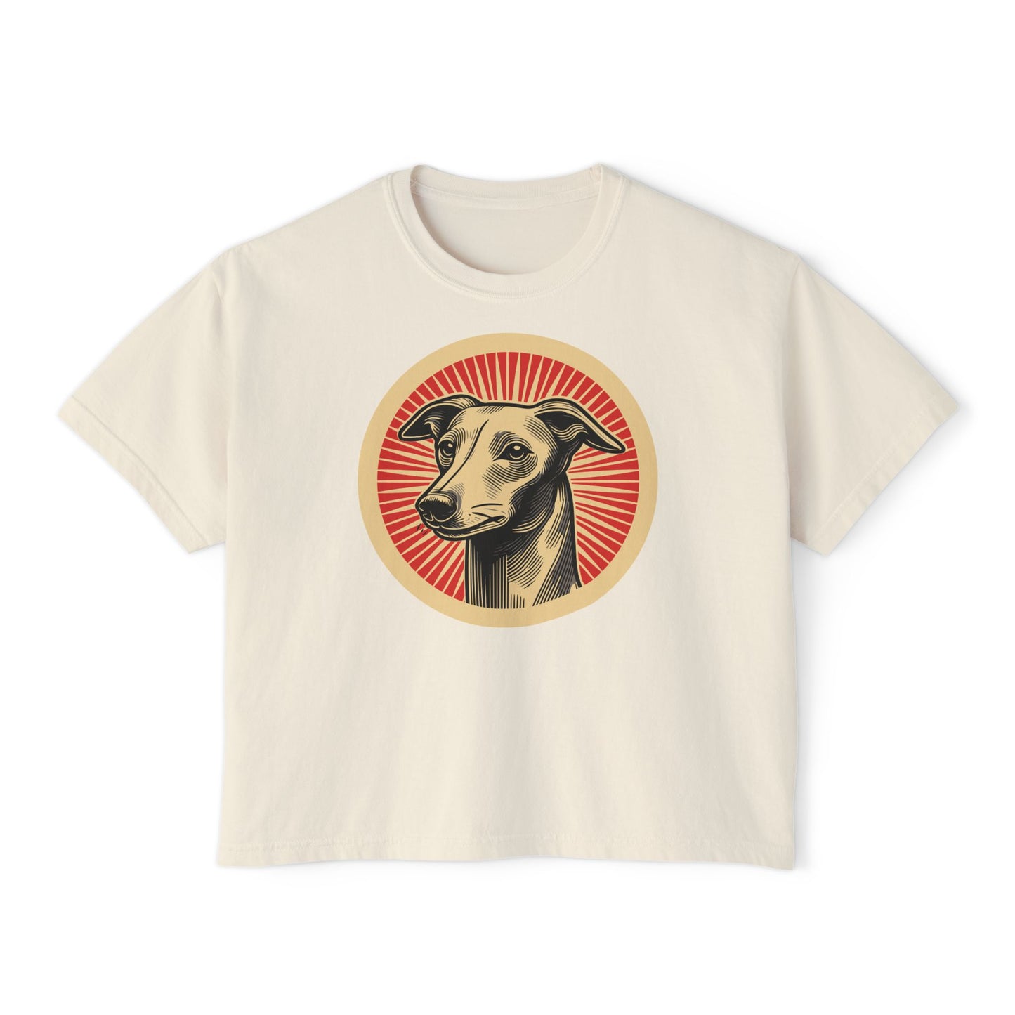 Italian Greyhound Boxy Tee for Women