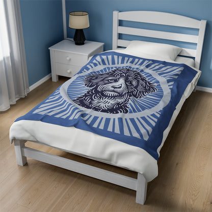 Bordoodle Blanket