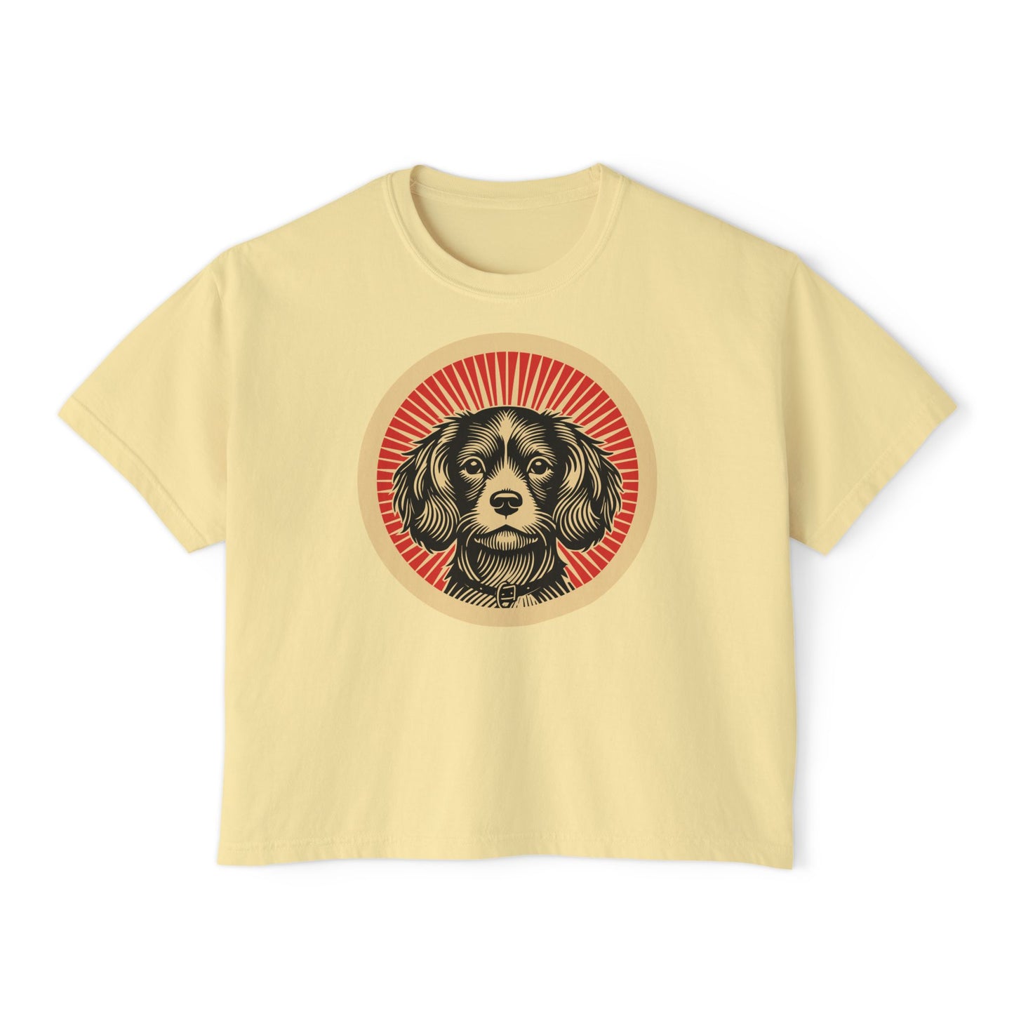 Cavachon Boxy Tee for Women