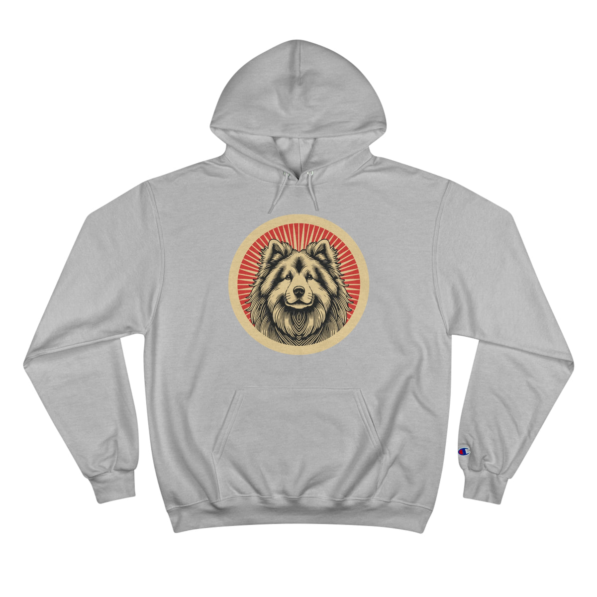 Eurasier Champion Hoodie — Light Steel