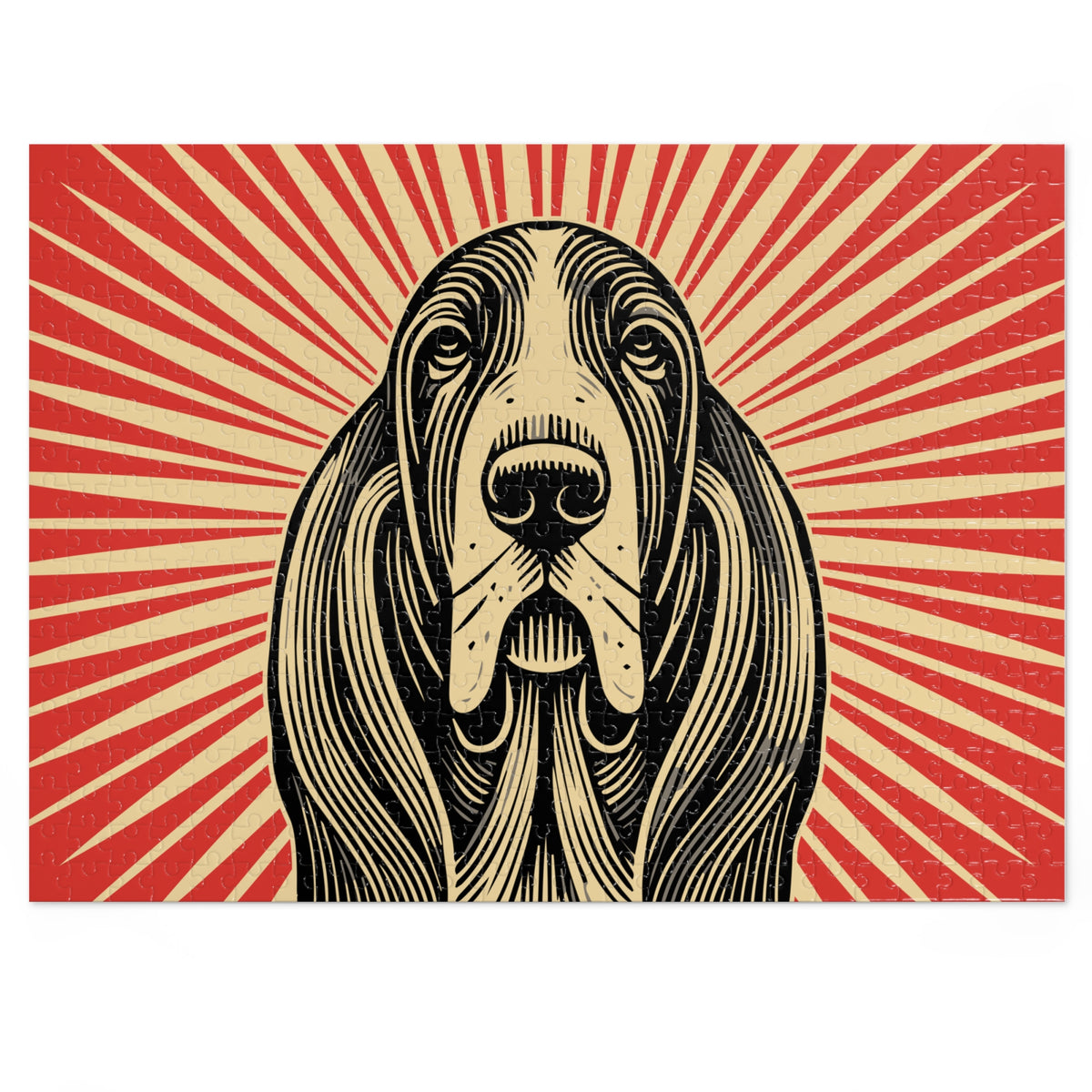 Basset Hound Jigsaw Puzzle — 20.5" × 15" (500 pcs)