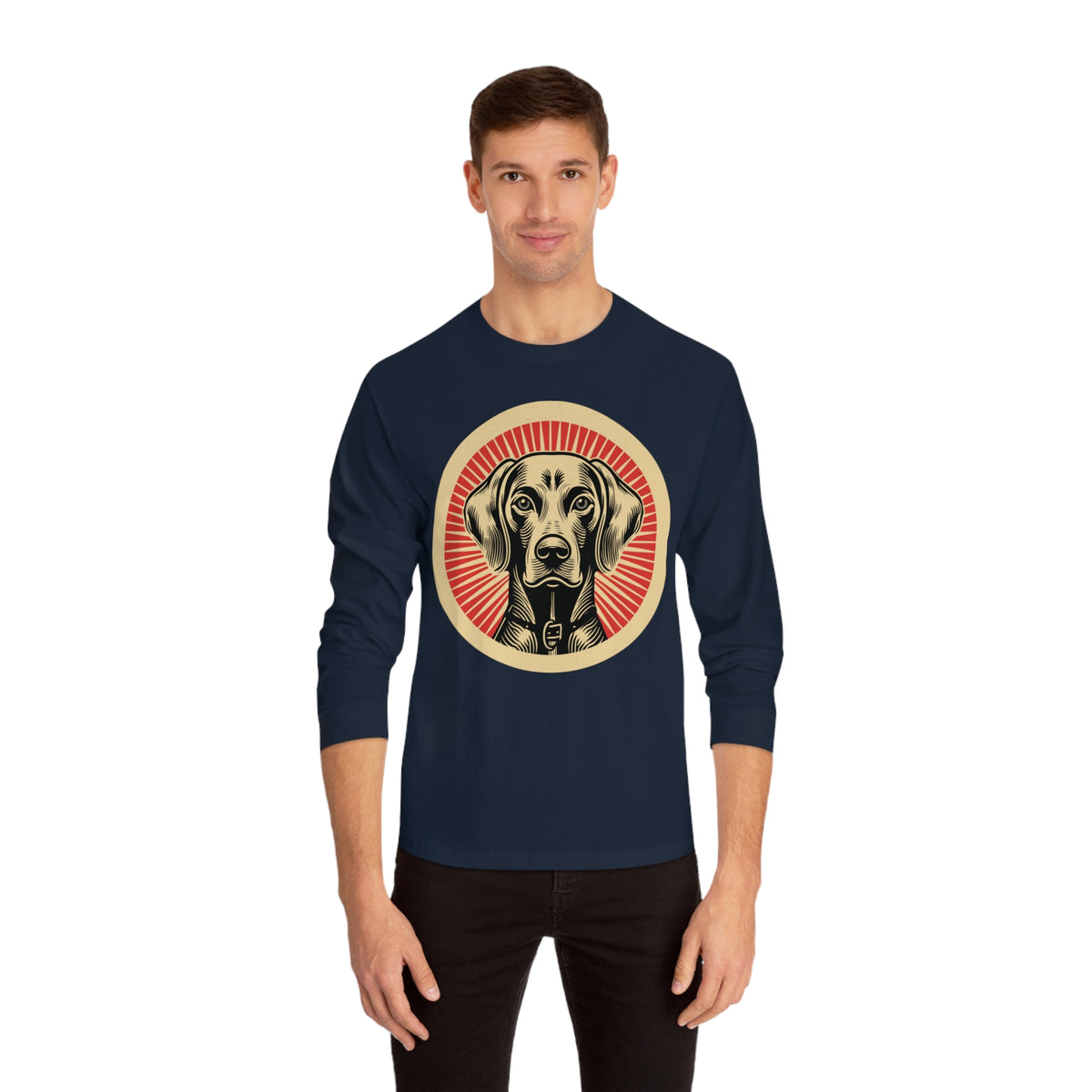 Weimaraner Long Sleeve Tee — view 9