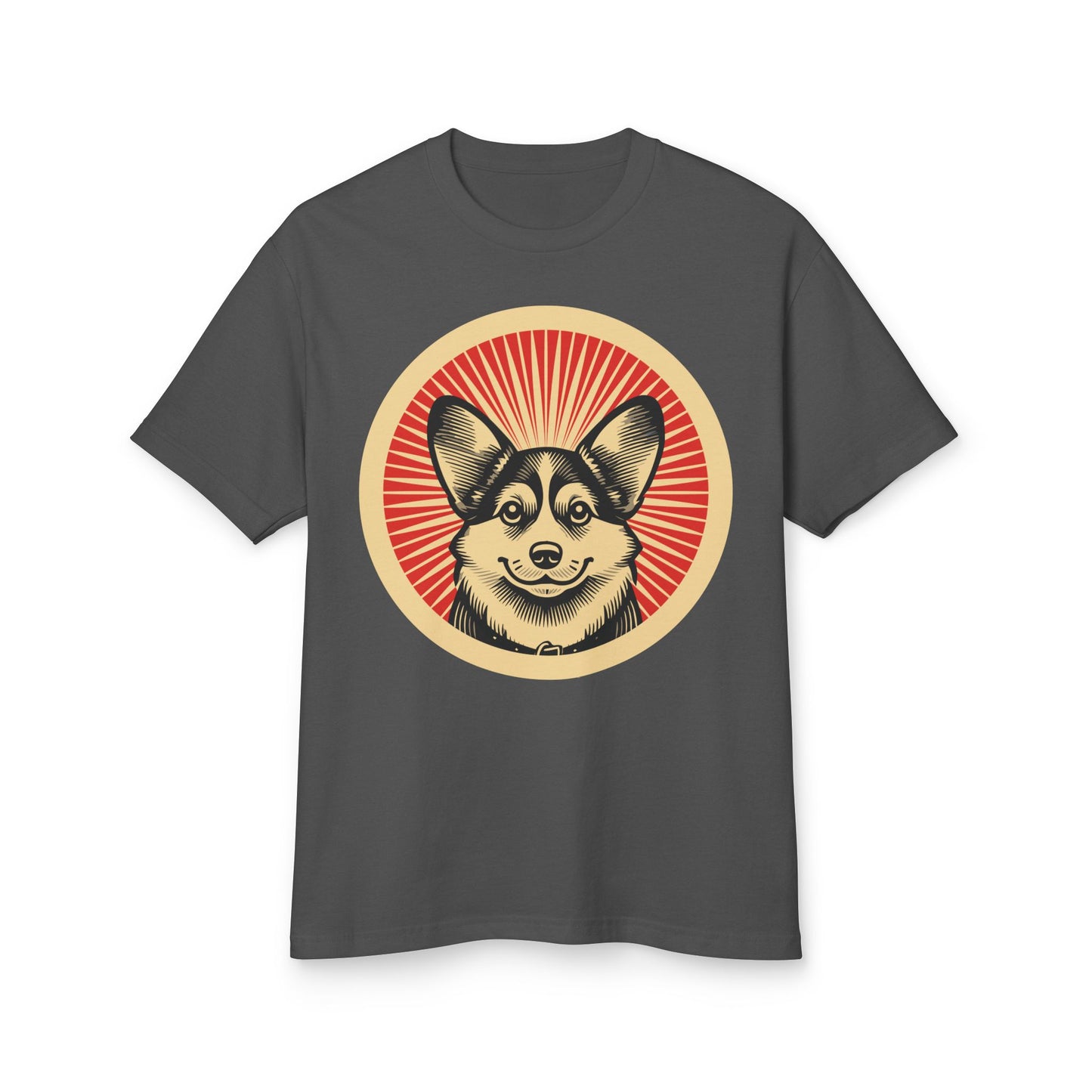 Pembroke Welsh Corgi Heavyweight Cotton T-Shirt for Adults