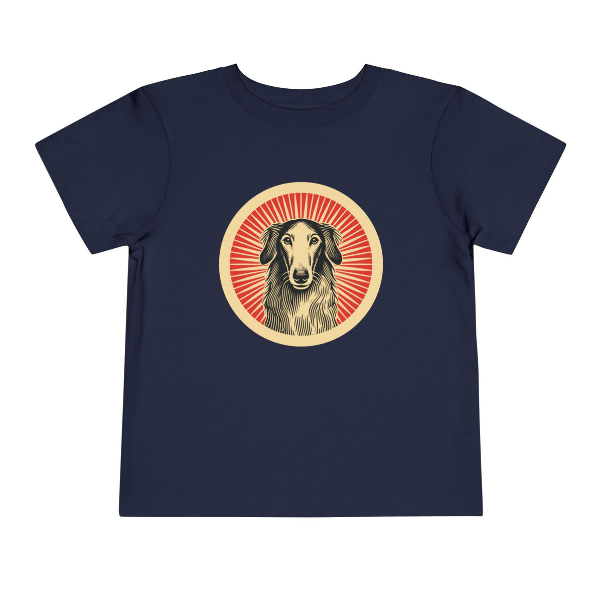 Borzoi Toddler Tee — Navy