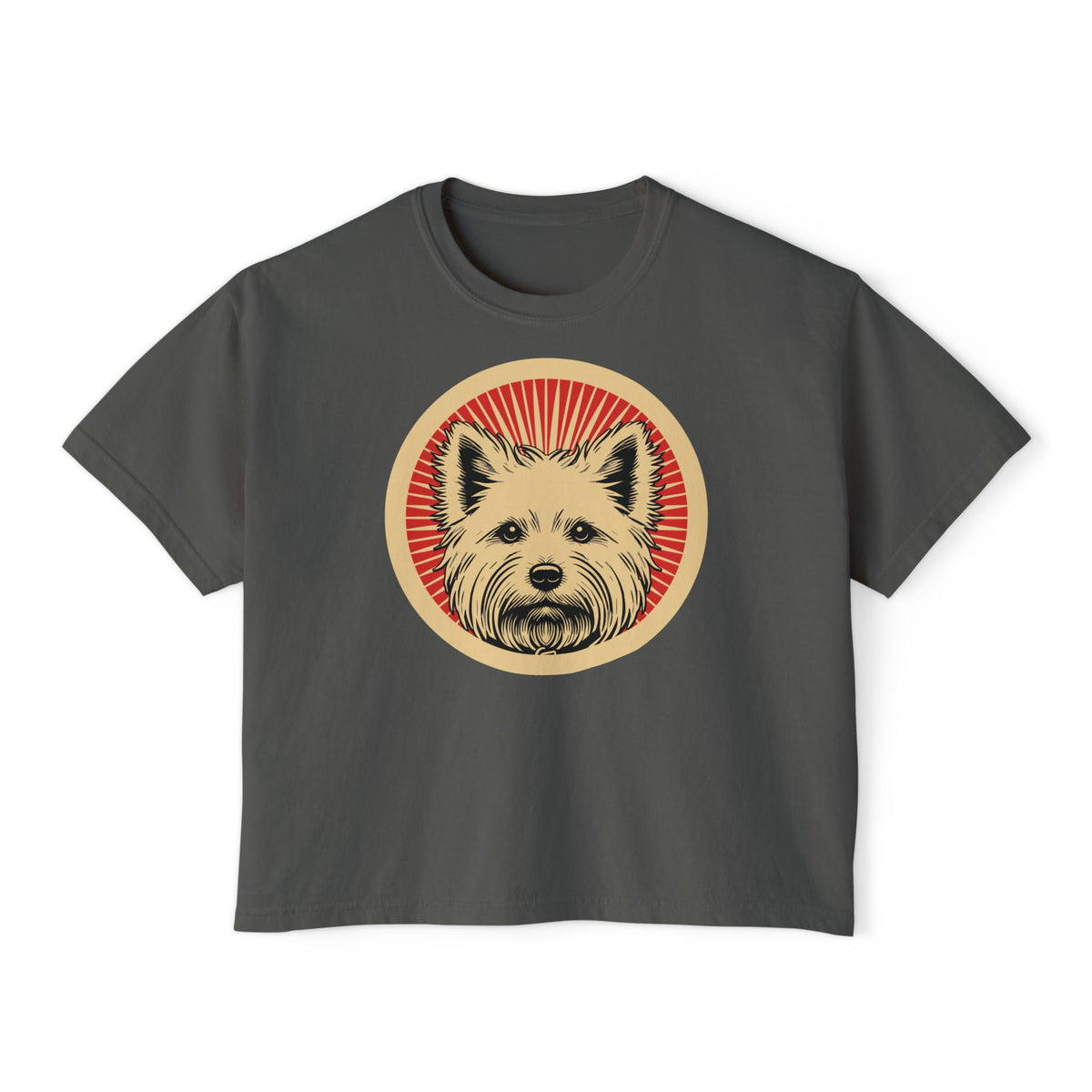 West Highland White Terrier Boxy Tee — Pepper