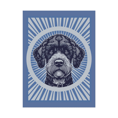 Boxerdoodle Art Print