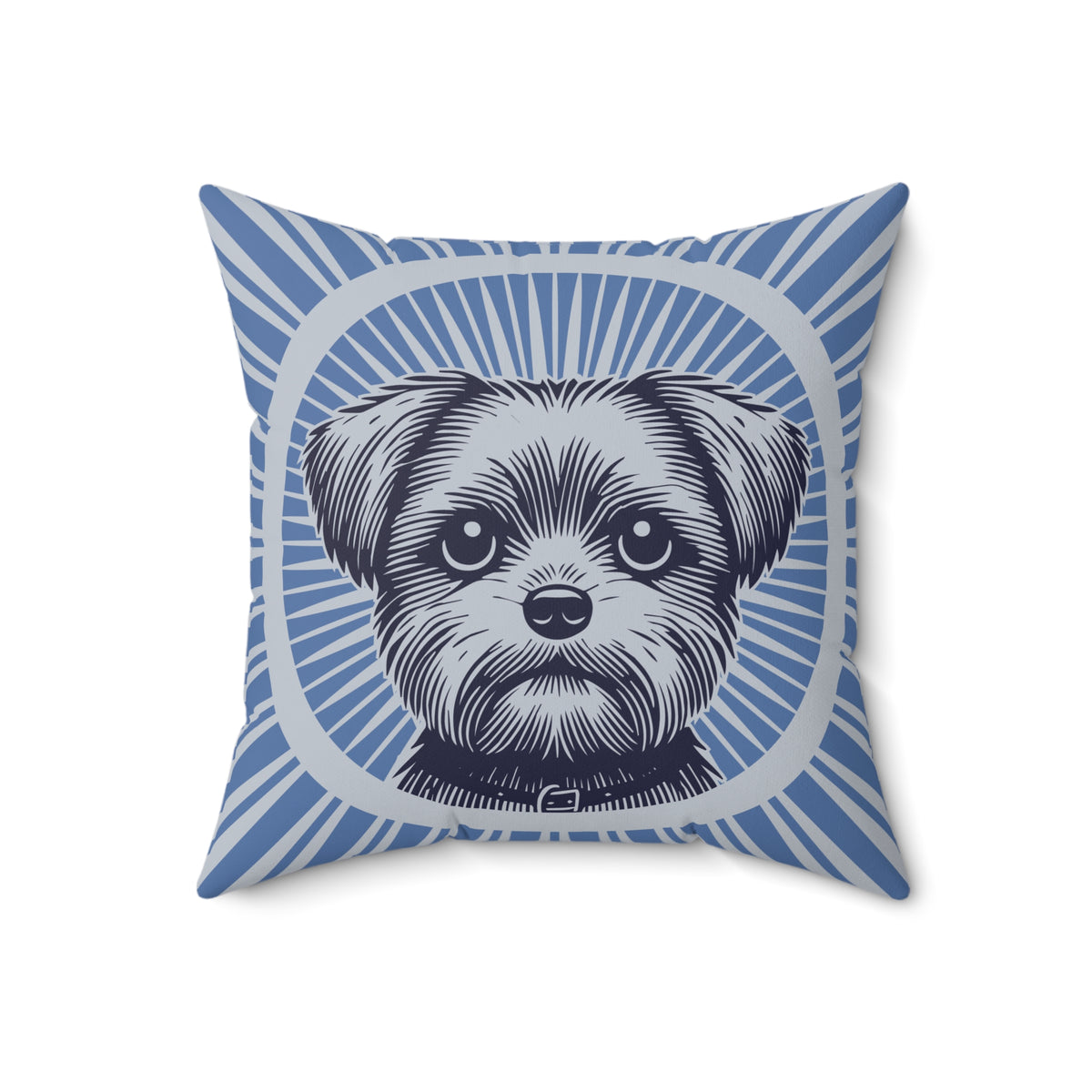 Shorkie Pillow — 18" × 18"