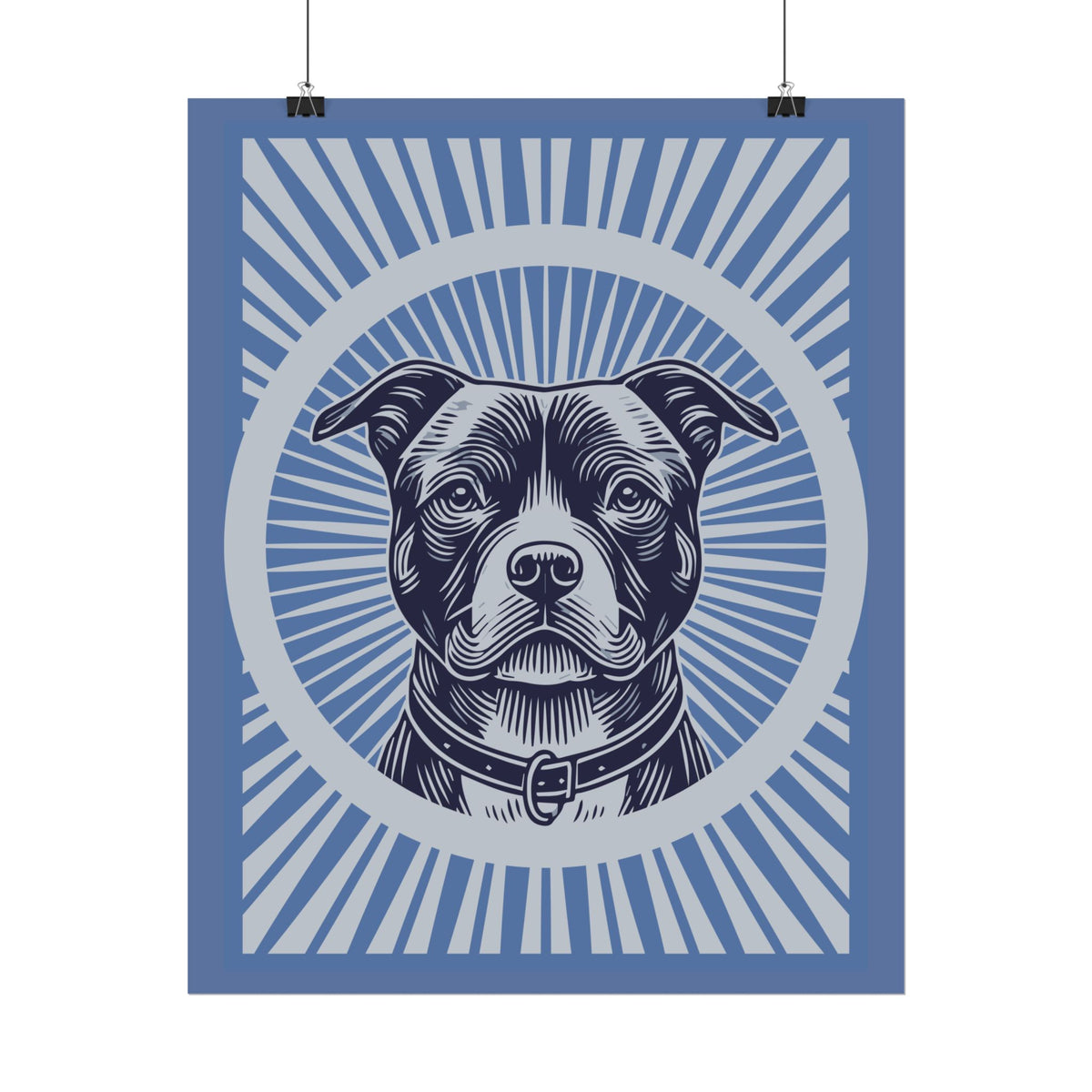 American Staffordshire Terrier Art Print — view 5