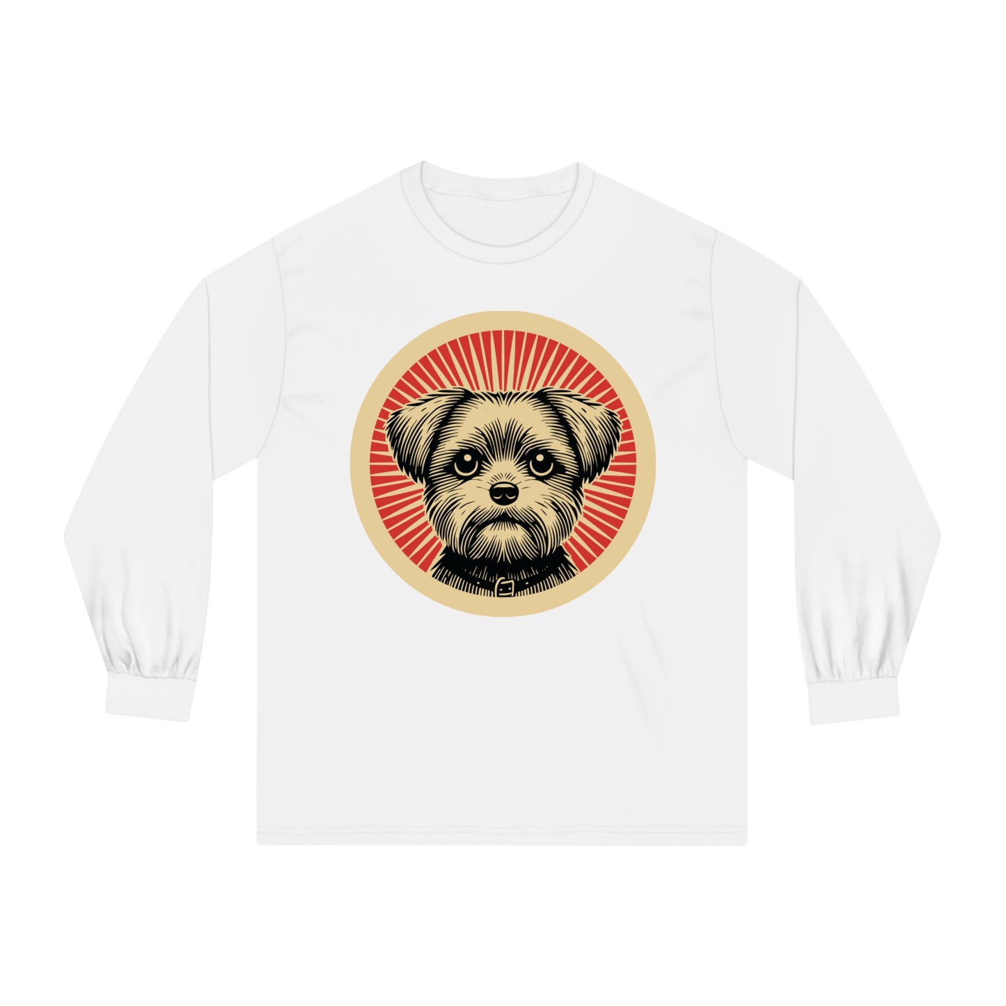 Shorkie Long Sleeve Tee for Adults