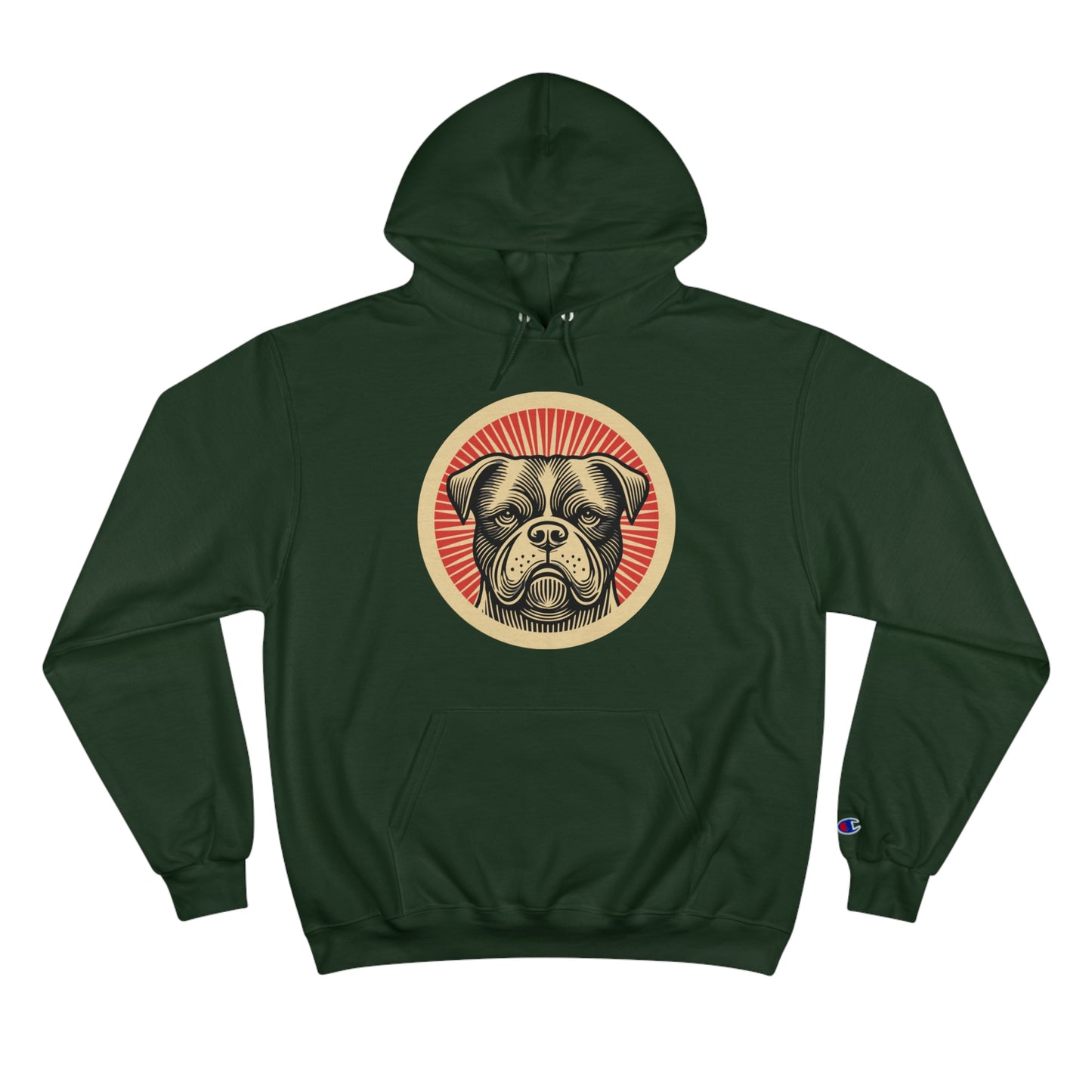 American Bulldog Hoodie for Adults