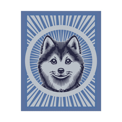 Pomsky Art Print