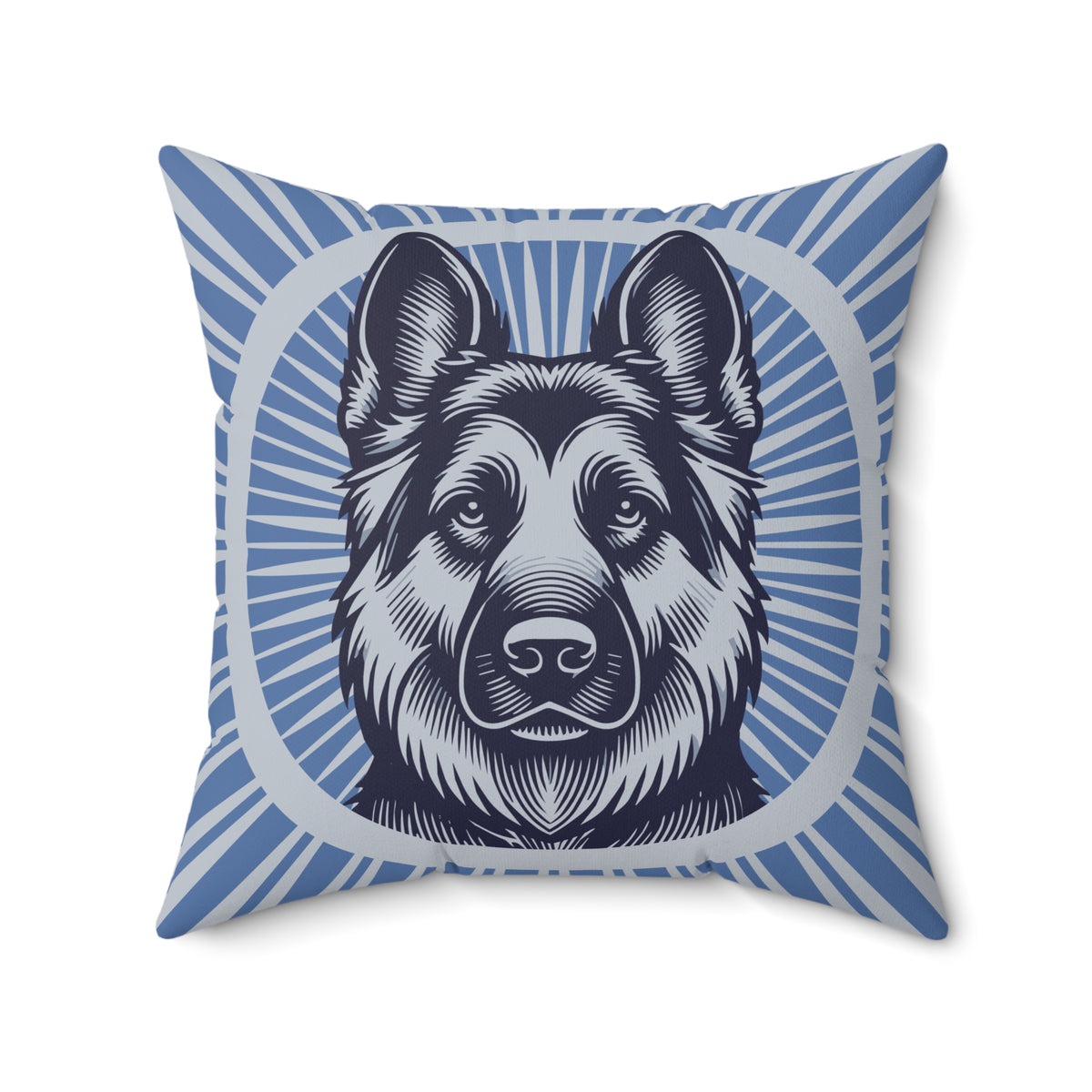 German Shepherd Pillow — 20" × 20"